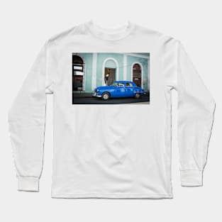 American car from the 50's in Havana, Cuba Long Sleeve T-Shirt